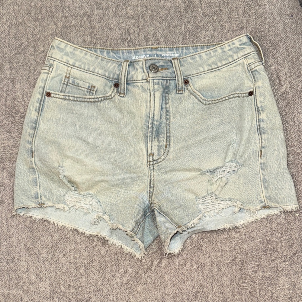 Old Navy Women's Jean Shorts - Light Blue